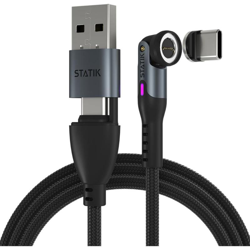 Compare STATIK 360 Pro USBC to USB C Sync & Charge Cable, 2.00 m  6.56 ft , Black at KSA Price