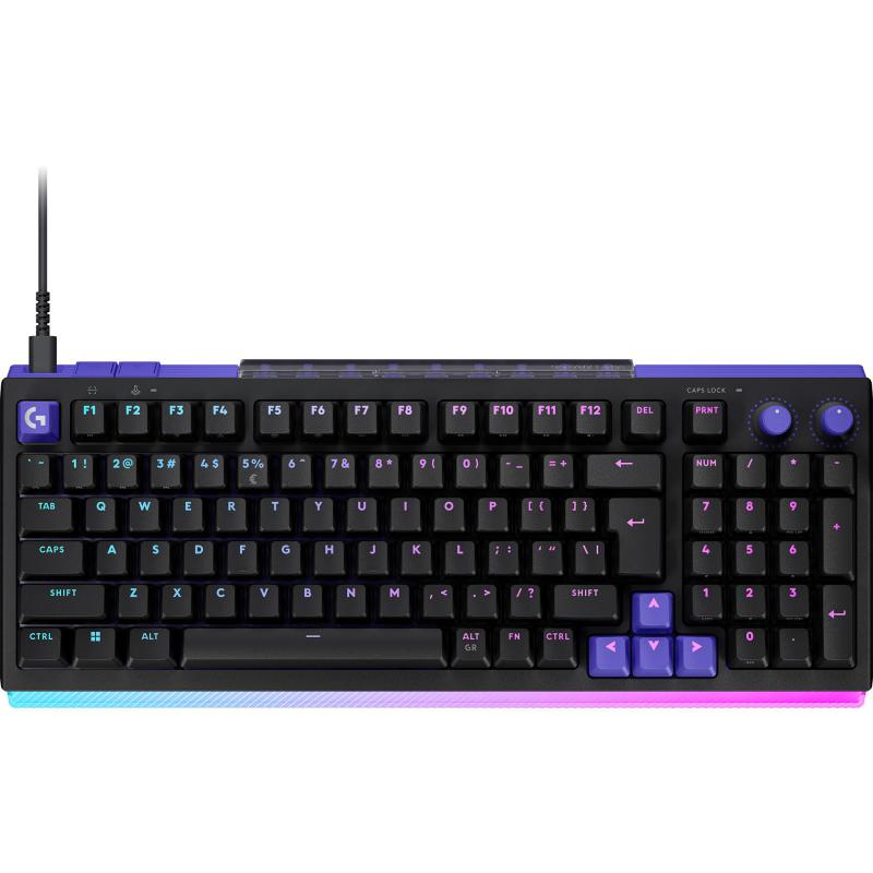 Compare Logitech G G512 X 98 Tactile Magnetic Analog Switches Gaming Keyboard, Wired, for LaptopDesktop ComputerGaming Desktop ComputerCPU Windows OS, Black at KSA Price