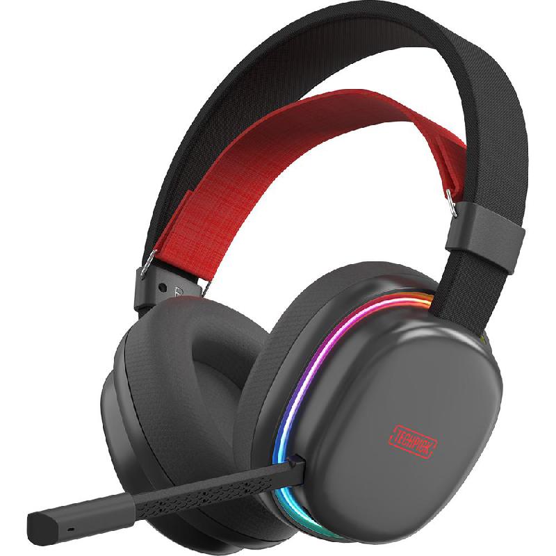 Compare Techpick HP913B Gaming Headset, Wireless, USBC, Detachable Microphone, Black at KSA Price