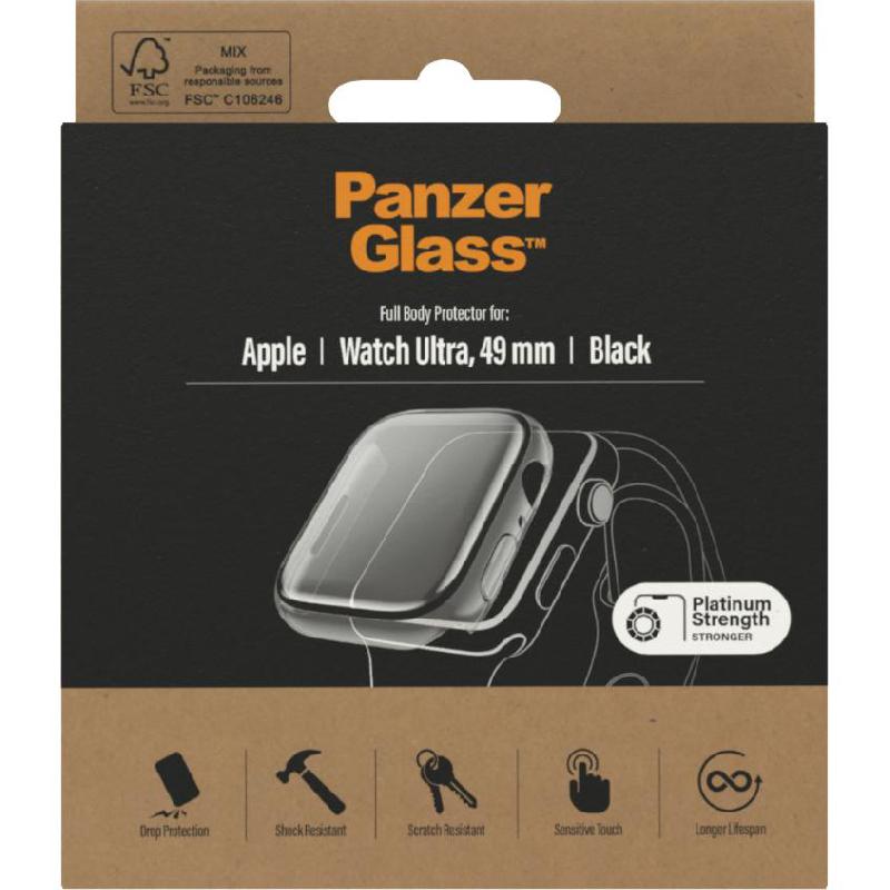Compare PanzerGlass Full Body Smartwatch Fit Case, for Apple Watch Ultra, Black at KSA Price