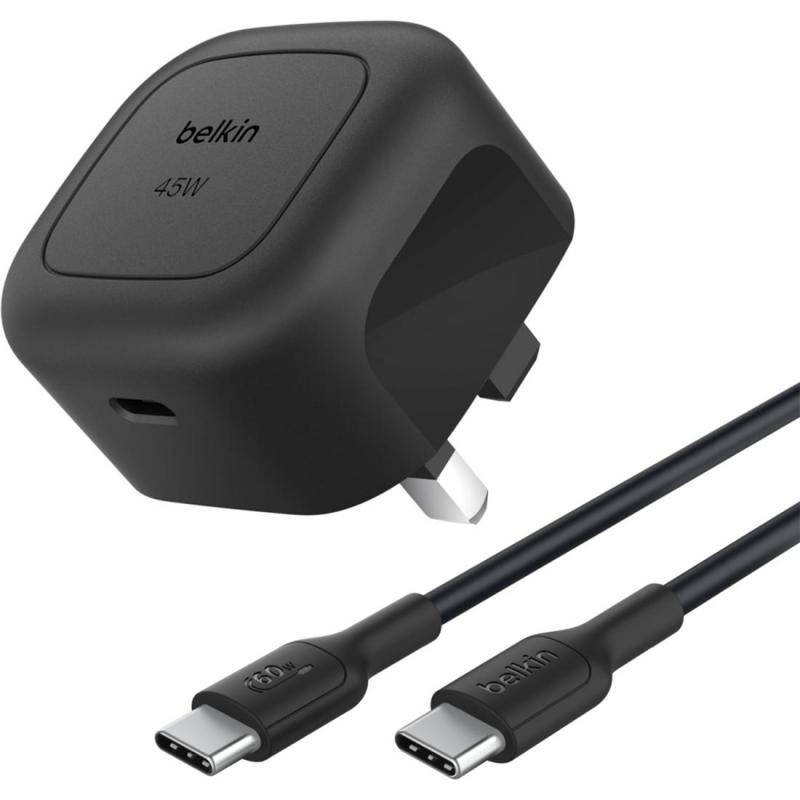 Belkin BoostCharge Wall Charger with USB-C Cable,…