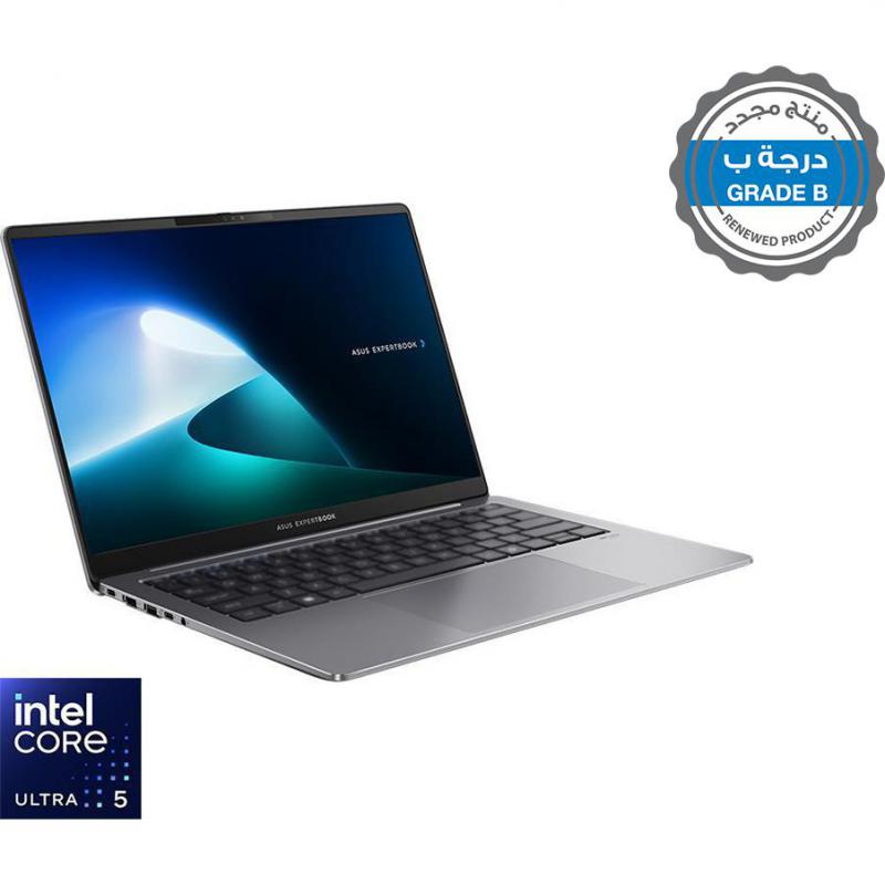 Compare Renewed Grade B Asus ExpertBook Laptop, 14, Intel Core Ultra 5, 16 GB RAM, 512 GB PCIe NVMe M.2 SSD, Windows 11 Home, Intel Arc Graphics at KSA Price