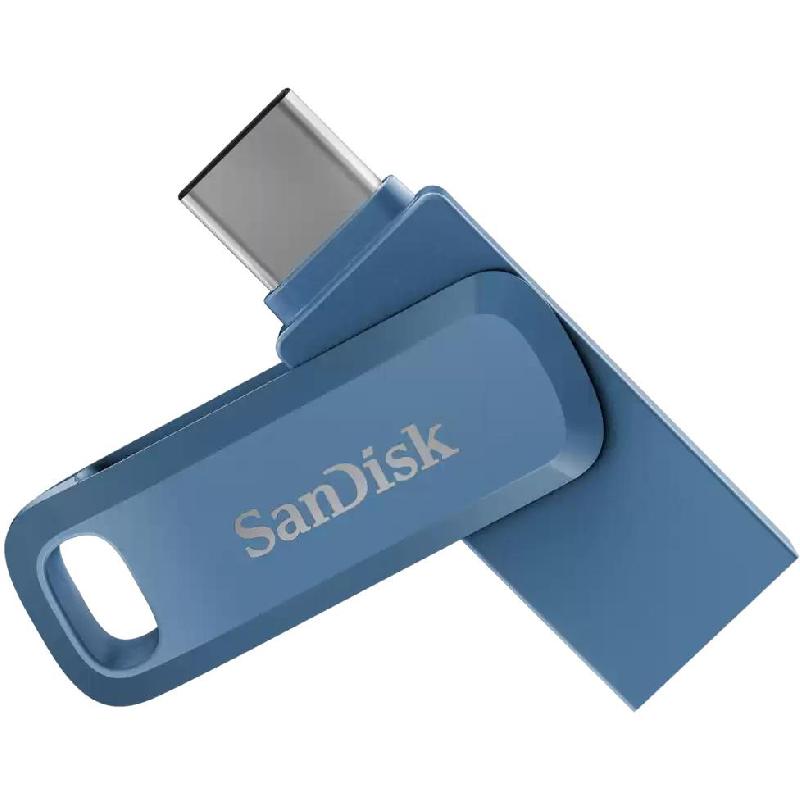 Compare SanDisk Ultra OTG Drive USBCUSB, 256 GB, Navy Blue at KSA Price