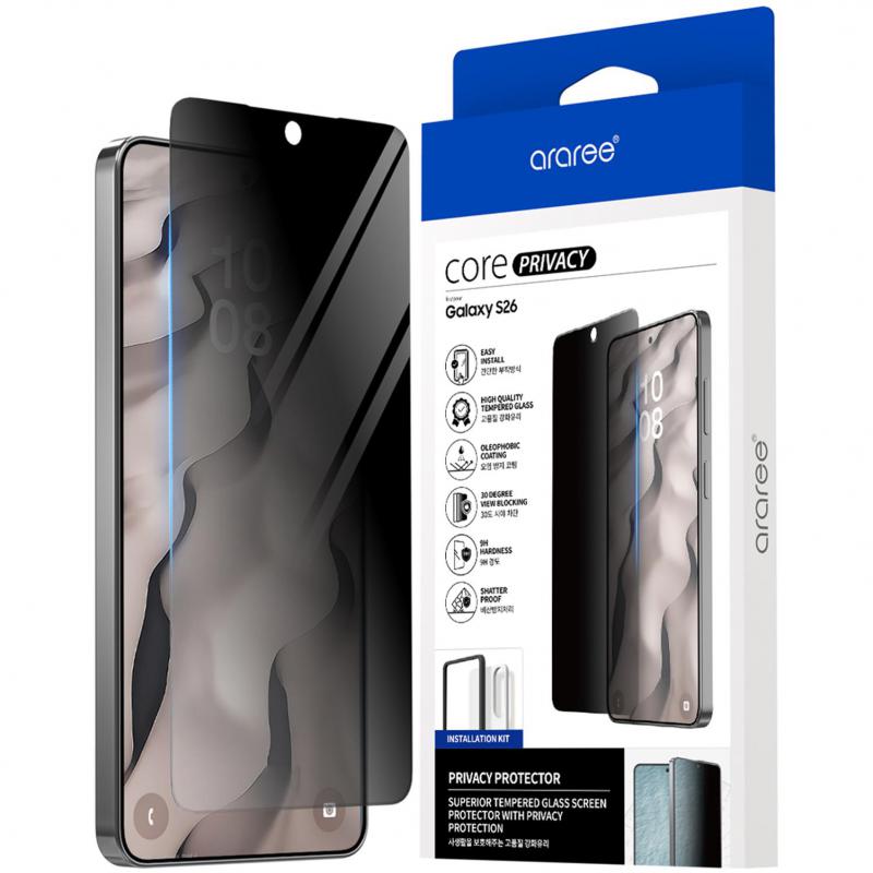 Araree Core Privacy Smartphone Screen Protector, for…