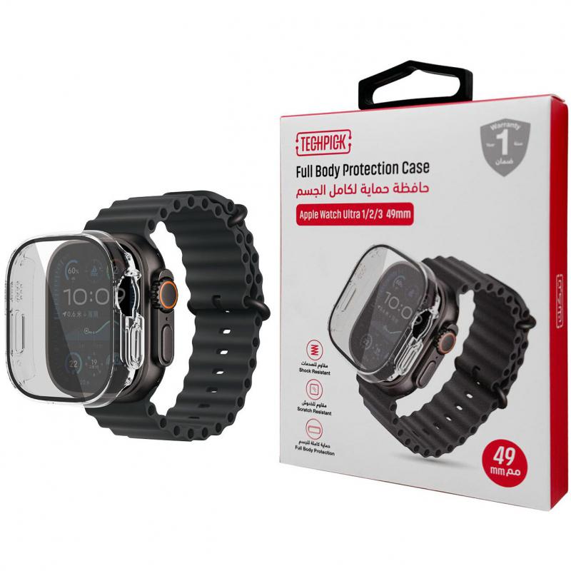 Techpick Glass Smartwatch Fit Case, for Apple…