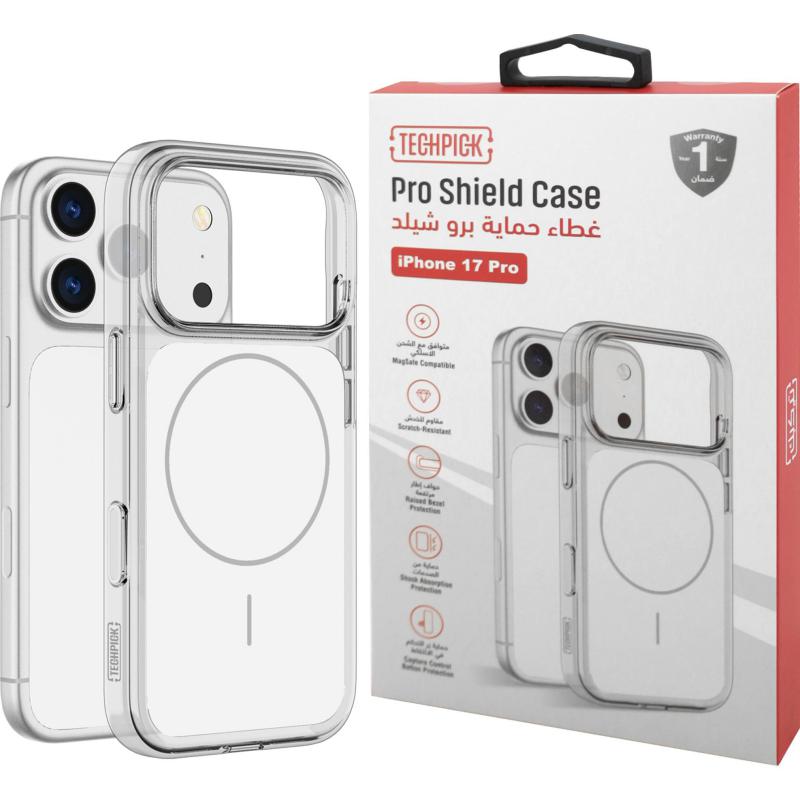 Techpick Pro Shield Back Cover Mobile Case with…