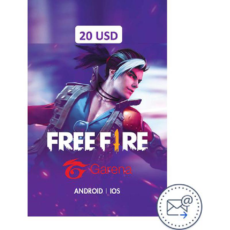 Compare Garena Free Fire EVoucher 20 Game Payment and Recharge Card Delivery by eMail, Digital Code USA at KSA Price