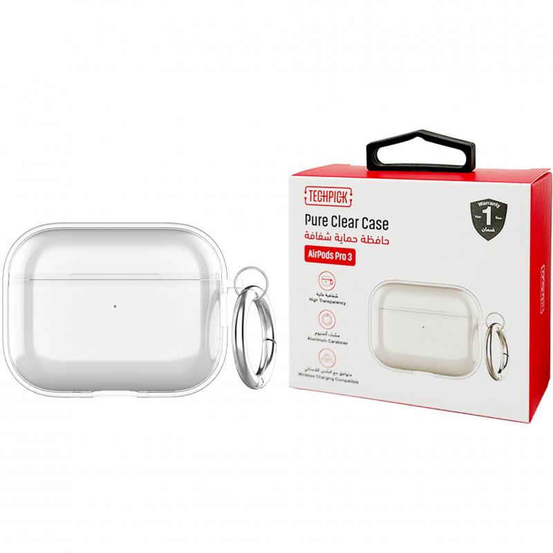 Techpick Pure Clear Earbuds Case, for Apple AirPods…