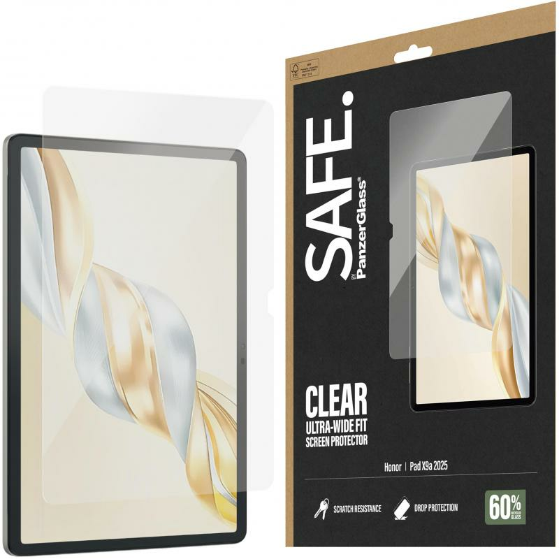 PanzerGlass SAFE Ultra-Wide Fit Tablet Screen Protector,…