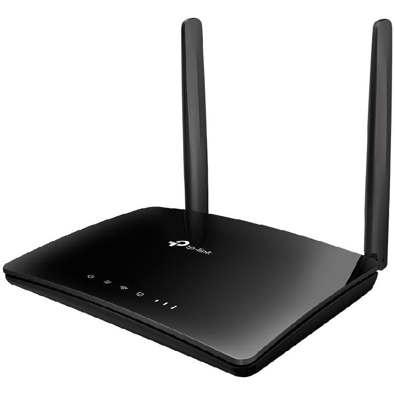 Compare TPLink MR6400 4G CPE Router, Wireless N 802.11n, 2.4 GHz, up to 25 Devices, 3 Port WANSingle Port LANWAN, Black at KSA Price