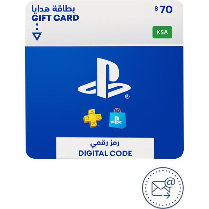 Compare Sony Gift Card 70 PlayStation Store Payment and Recharge Card Delivery by eMail, Digital Code KSA at KSA Price