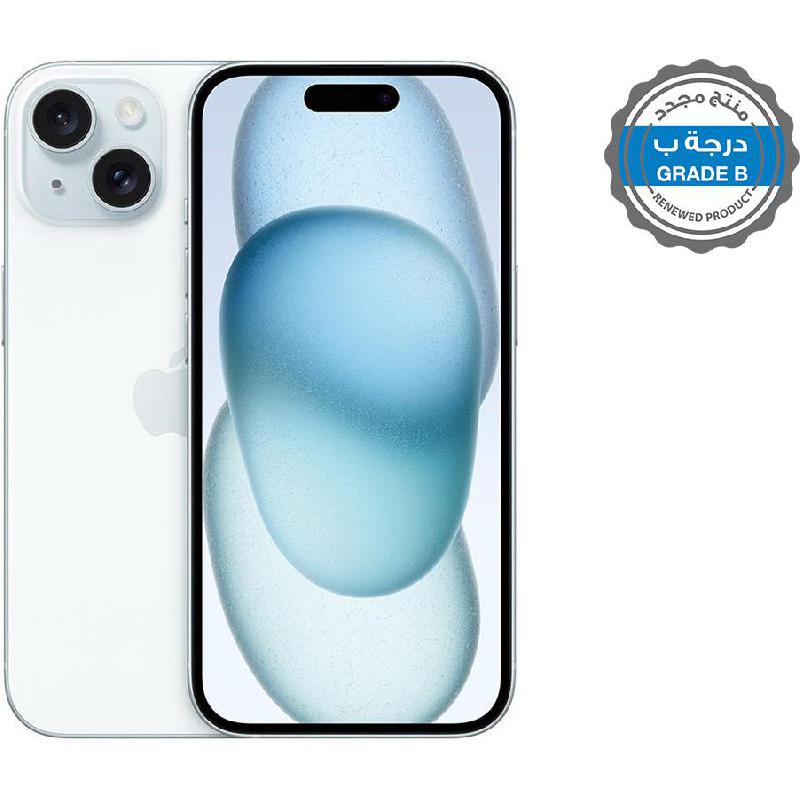 Compare Renewed Grade B Apple iPhone 15, 128 GB, Blue, 5G at KSA Price