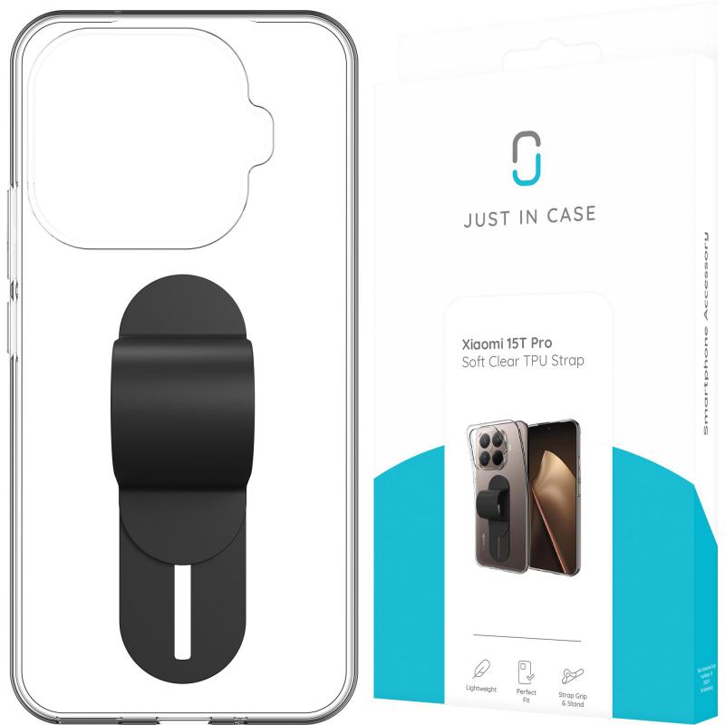 Compare Just in Case Soft Back Cover Mobile Case with Strap, for Xiaomi 15T Pro, Clear at KSA Price