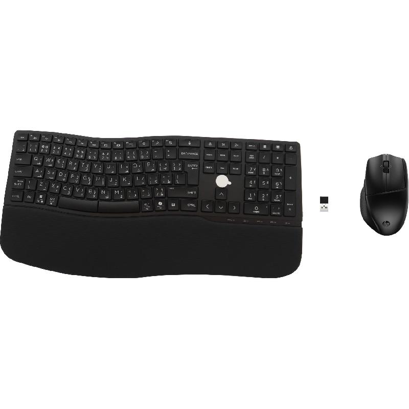 Compare HP 680 Desktop Keyboard and Mouse, BluetoothWireless 2.4 GHz, for Devices with WindowsmacOS, Black at KSA Price