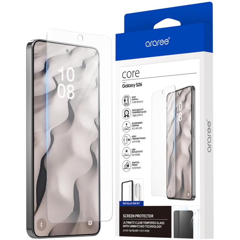 Araree Core Smartphone Screen Protector, for Samsung…