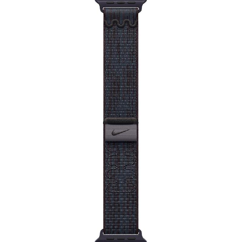Compare Apple Nike Sport Loop Wrist Strap, for Apple Watch Ultra 3Watch Ultra 2Watch Series 10 46Watch Series 9 45, Nylon Weave DoubleLayer, BlackBlue at KSA Price