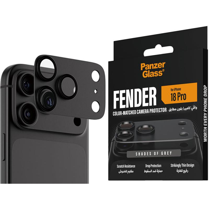 Compare PanzerGlass Fender ColorMatched Camera Protector Full Frame Smartphone Camera Accessory, for iPhone 18 Pro, Shades of Grey at KSA Price