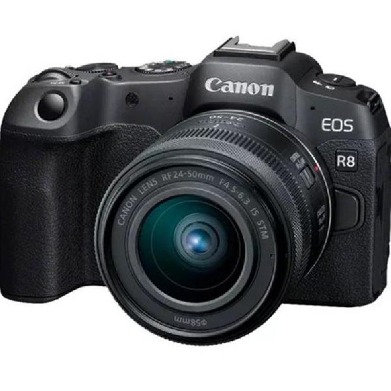 Compare Canon EOS R8 Mirrorless Camera, 24.2 MP, with 24  50 mm F4.56.3 Lens, WiFiBluetooth, 4K60fps at KSA Price
