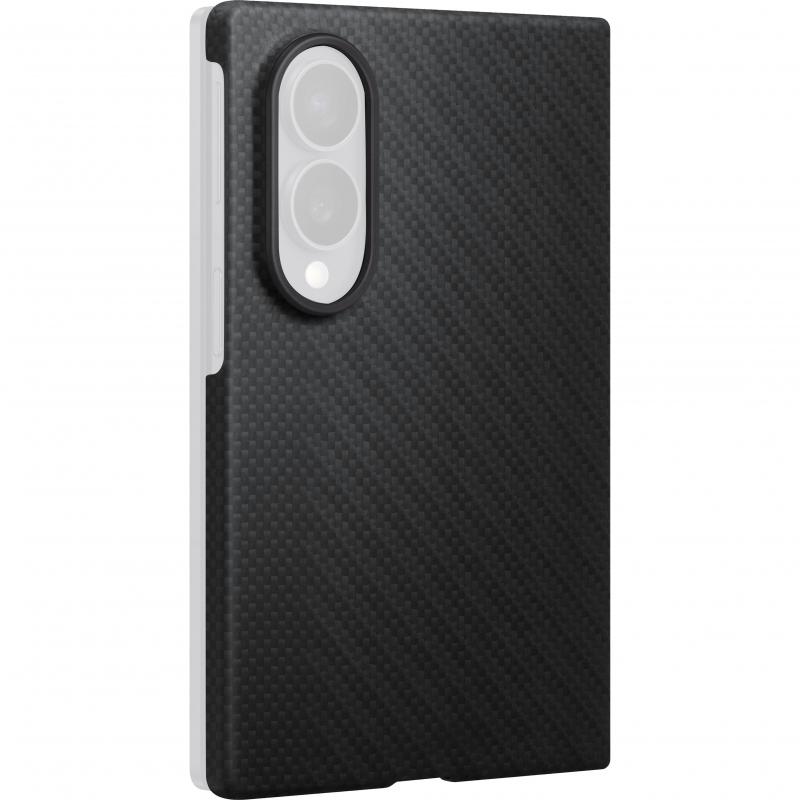 Compare Samsung Carbon Magnet Back Cover Mobile Case with MagSafe, for Samsung Galaxy Z Fold8, Black at KSA Price