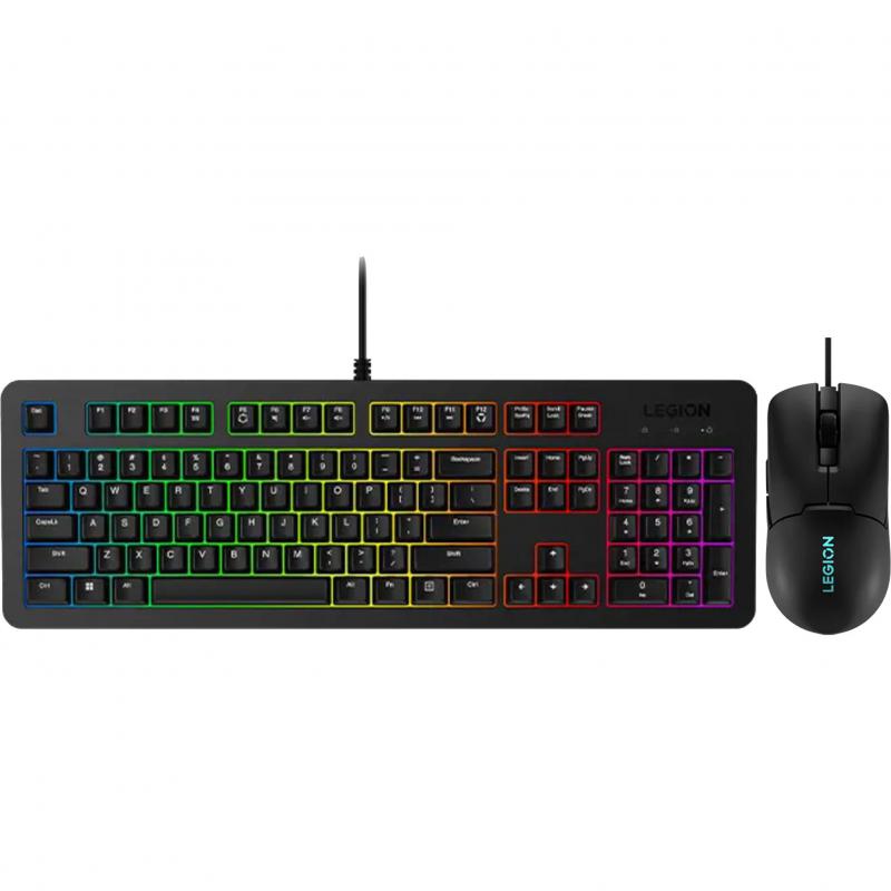 Compare Lenovo Legion KM310 2in1 Combo Gaming Desktop Keyboard and Mouse, Wired, for LaptopDesktop ComputerGaming Desktop ComputerCPU Windows OS, Black at KSA Price