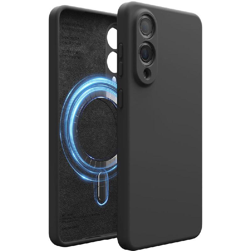 Compare Elago Liquid Silicone Back Cover Mobile Case, for Samsung Galaxy S25 Edge, Black at KSA Price