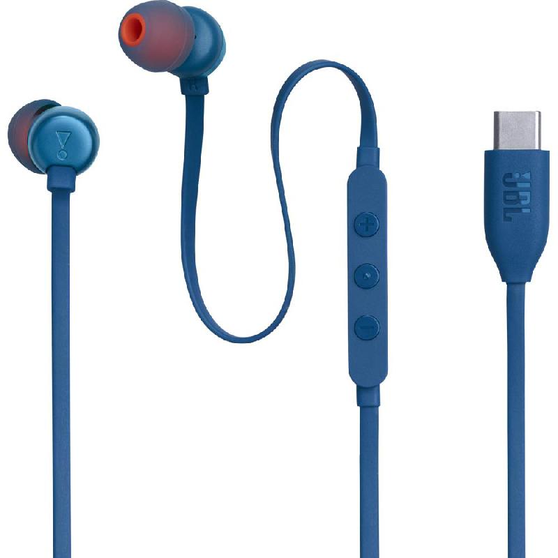 Compare JBL Tune 310C InEar Earphones, Wired, USBC, Inline Microphone, Blue at KSA Price