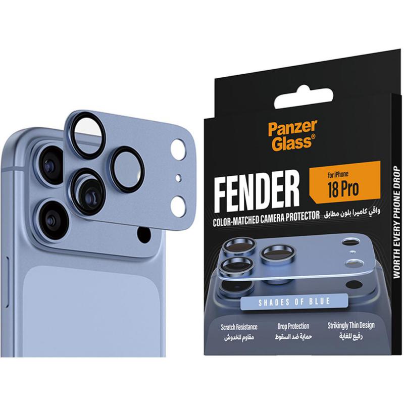 Compare PanzerGlass Fender ColorMatched Camera Protector Full Frame Smartphone Camera Accessory, for iPhone 18 Pro, Italian Blue at KSA Price