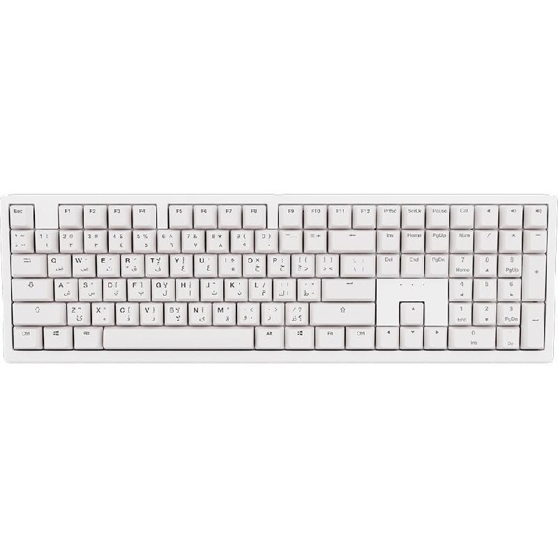 Compare Ducky Zero 6108 Classic 2in1, Keyboard & Mouse Pad Gaming Keyboard, BluetoothWireless 2.4 GHz RF, for LaptopDesktop ComputerGaming Desktop ComputerCPU Windows OS, White at KSA Price