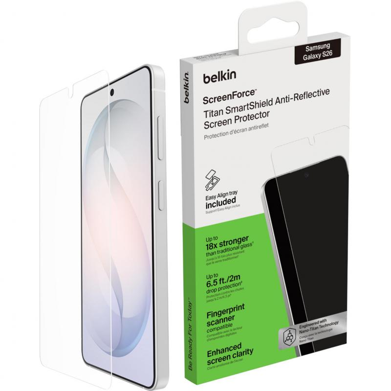 Belkin ScreenForce Titan Glass Smartphone Screen Protector,…