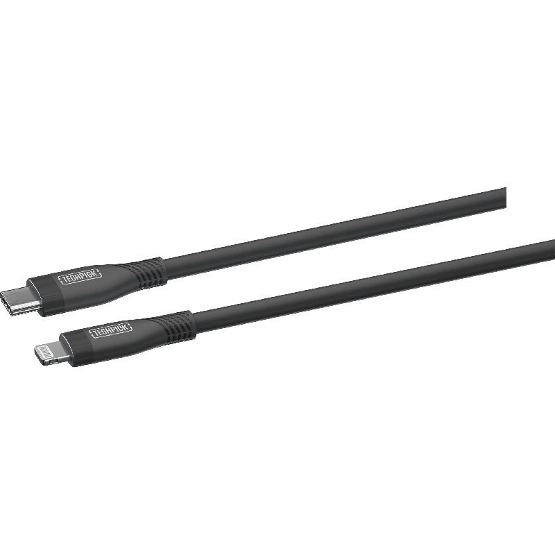 Compare Techpick Silicone Soft USBC to Lightning Sync & Charge Cable, 1.00 m  3.28 ft , Black at KSA Price