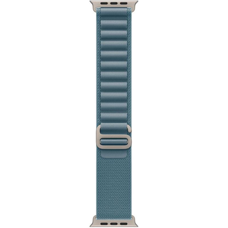 Compare Apple Alpine Loop Wrist Strap, for Watch Ultra 3Watch Ultra 2Watch Series 11 46Watch Series 10 46, Polyester, Large Band Size, Light Blue at KSA Price