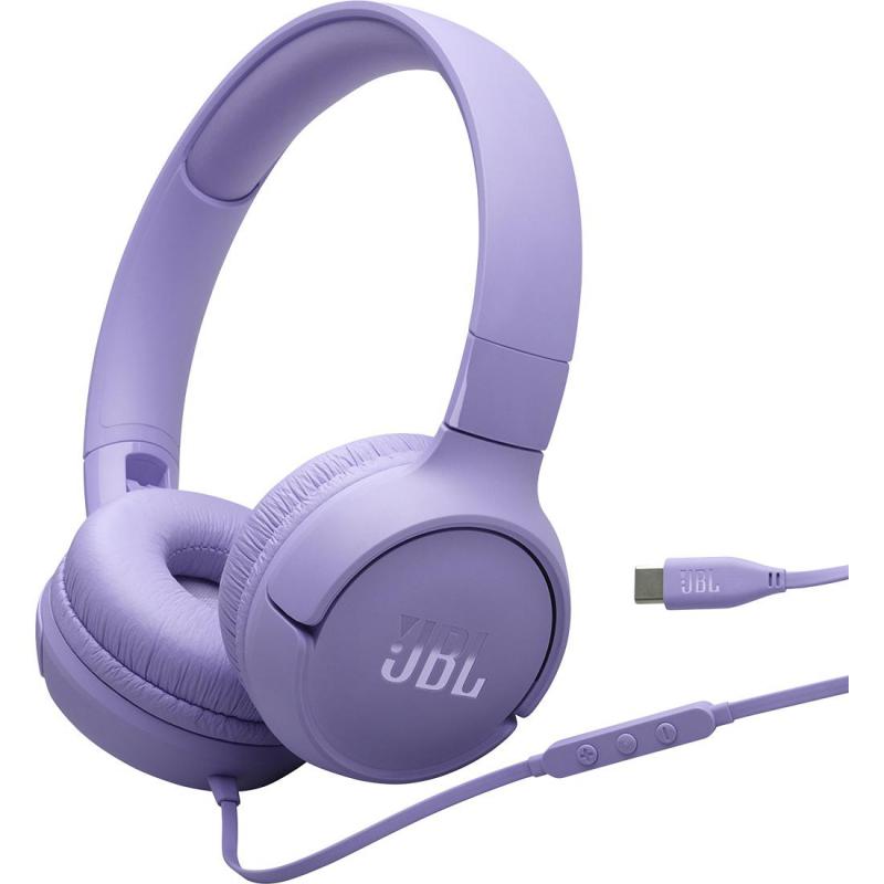 JBL Tune 520C On-Ear Headphones, Wired, Built-in…