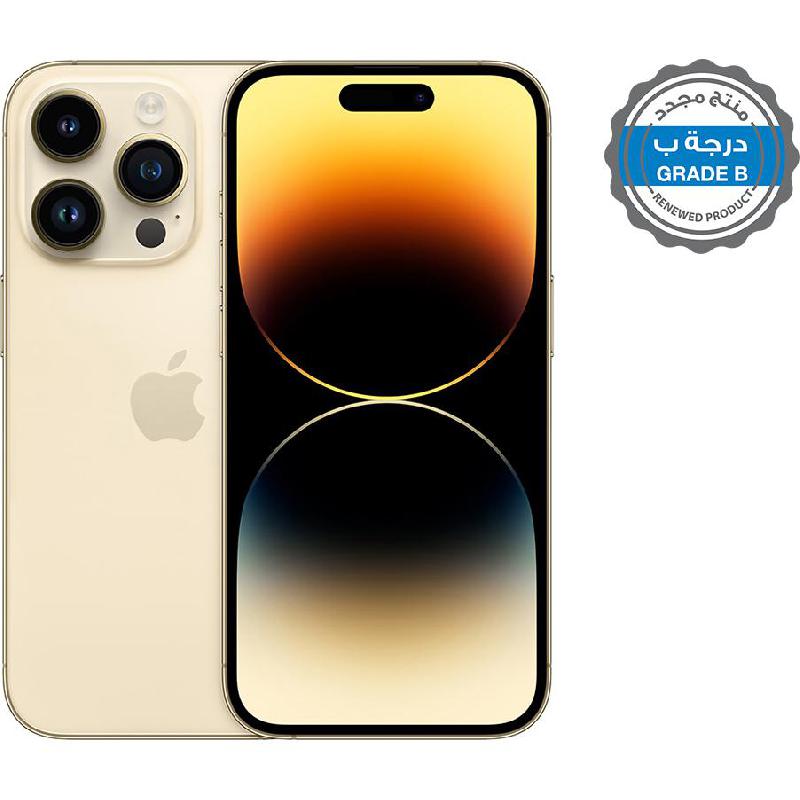 Compare Renewed Grade B Apple iPhone 14 Pro, 1 TB, Gold, 5G at KSA Price