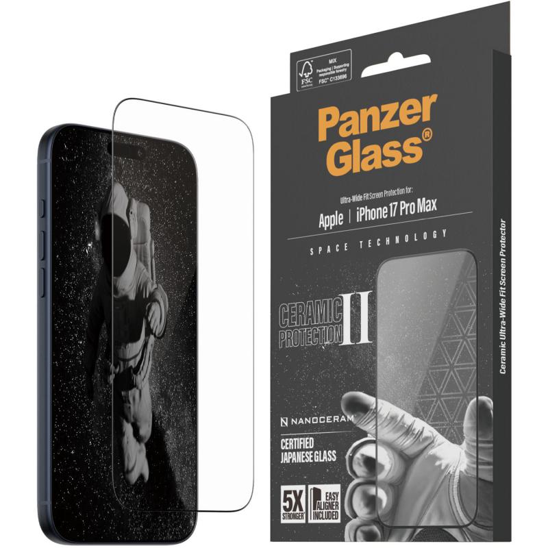PanzerGlass Ultra-Wide Fit Ceramic II Smartphone…