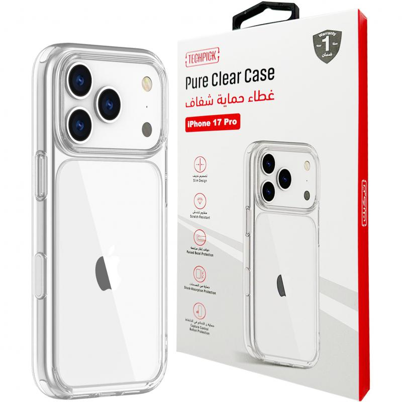 Techpick Pure Back Cover Mobile Case, for iPhone…