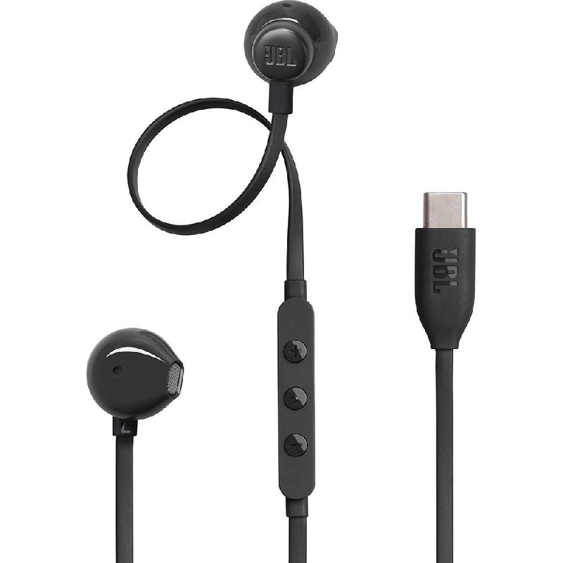 JBL Tune 305C Earphones, Wired, USB-C, In-line…