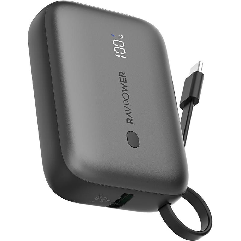 RAVPower PD Pioneer 20W 2-Port Built-in USB-C…