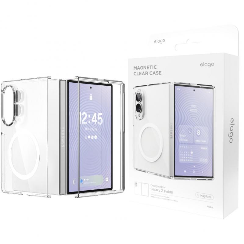 Elago Magnetic Clear Case Flip Cover Mobile Case with…