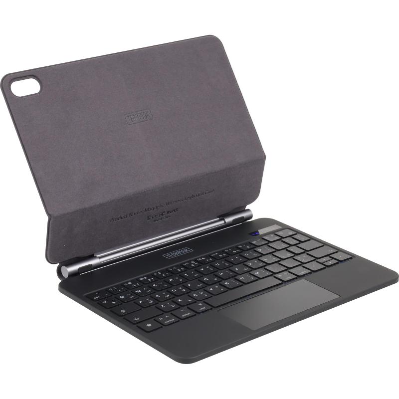Compare Techpick Wireless Keyboard Case Tablet Keyboard, Magnetic Attachment, for iPad A16iPad 10.9 10th Gen, Black at KSA Price