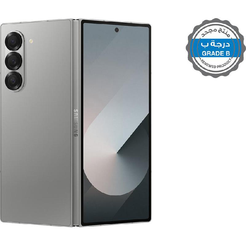 Compare Renewed Grade B Samsung Galaxy Z Fold6, 256 GB, Silver Shadow, 5G at KSA Price