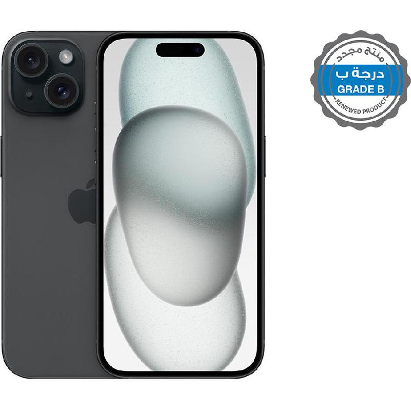 Compare Renewed Grade B Apple iPhone 15, 256 GB, Black, 5G at KSA Price