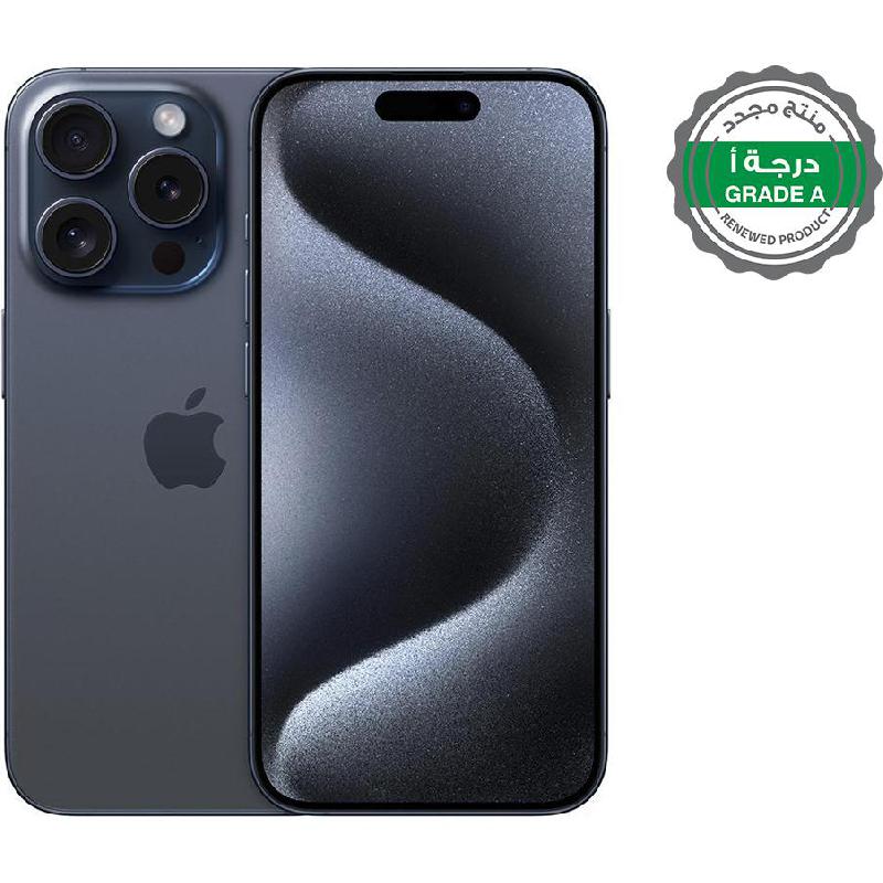 Compare Renewed Grade A Apple iPhone 15 Pro, 128 GB, Blue Titanium, 5G at KSA Price