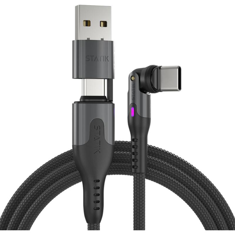 Compare STATIK PowerPivot Pro USBC to USB C Sync & Charge Cable, 3.00 m  9.84 ft , Black at KSA Price