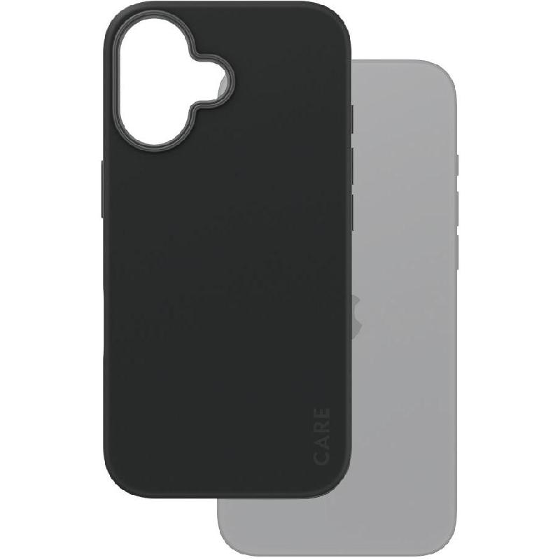 Compare PanzerGlass Fashion Colors Back Cover Mobile Case with MagSafe, for iPhone 16, Black at KSA Price