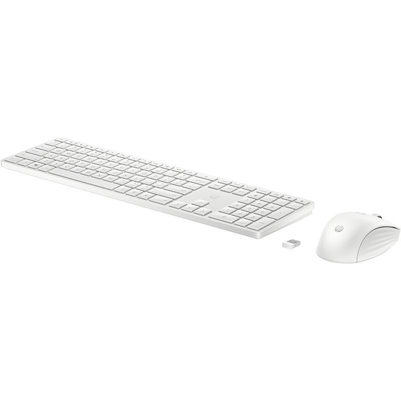 Compare HP 650 Desktop Keyboard and Mouse, Wireless, for Devices with Windows, White at KSA Price