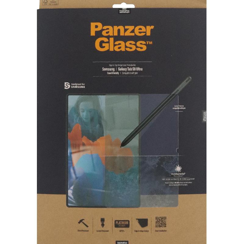 PanzerGlass Tablet Screen Protector, Clear, for…