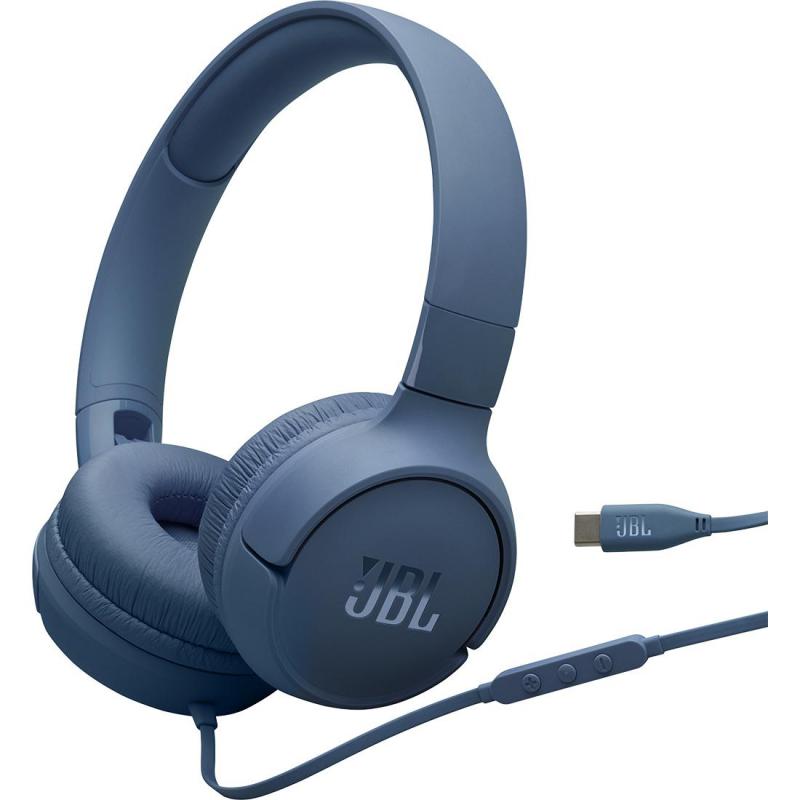 Compare JBL Tune 520C OnEar Headphones, Wired, Builtin Microphone, Blue at KSA Price
