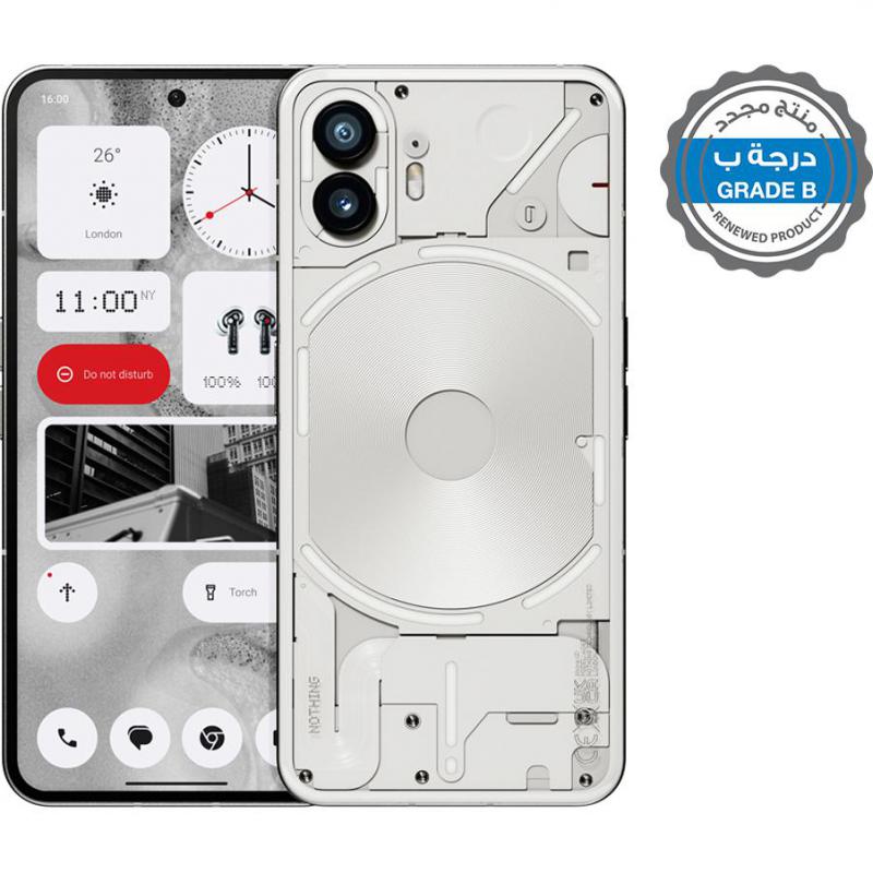 Compare Renewed Grade B Nothing Phone 2, 256 GB, White, 5G at KSA Price