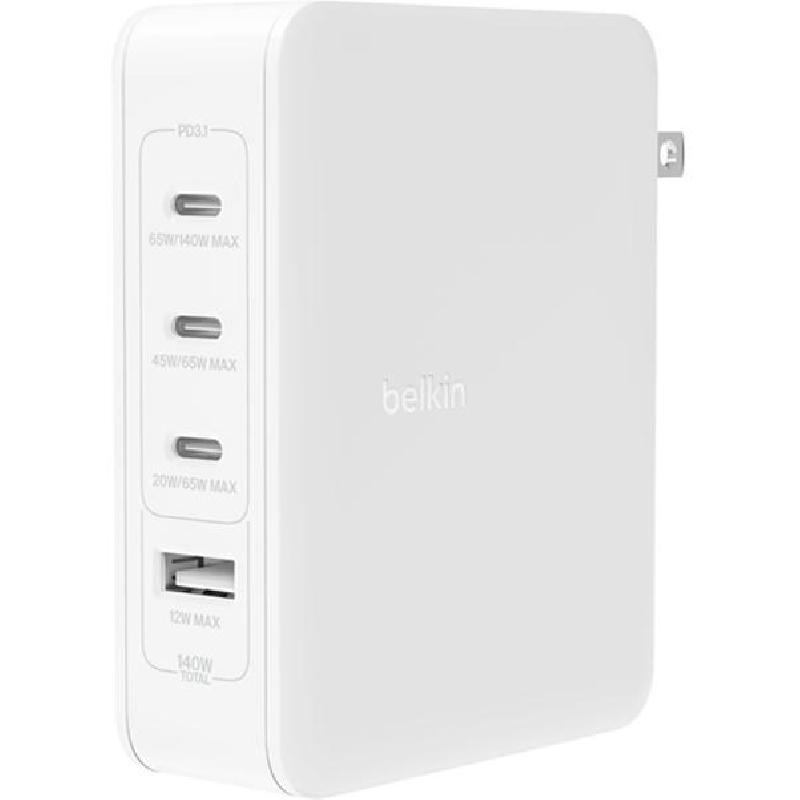 Belkin BoostCharge Pro 140W 4-Port GaN Wall…