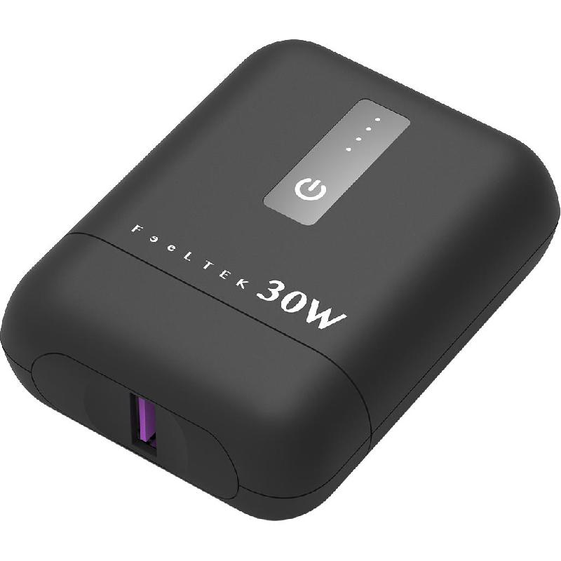 Compare FeelTek Pico Pro Power Bank, Quick Charge, 10000 mAh, Dual USB 1X USB1X USBC, Black at KSA Price